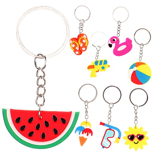 VILLFUL 10 Stk Teiliges Hawaiian Schlüsselanhänger aus PVC Sommerliche Handtaschen Charm Anhänger für Taschen Rucksäcke und Autoschlüssel Perfektes für Familie und Freunde VILLFUL 10 Stk Teiliges Hawaiian Schlüsselanhänger aus PVC Sommerliche Handtaschen Charm Anhänger für Taschen Rucksäcke und Autoschlüssel Perfektes für Familie und Freunde von VILLFUL