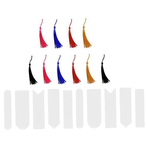 VILLFUL 10 Stück Acryl-lesezeichen Mit Schnur Dekorative Seitenmarker Etiketten-set Für Büro Und Schule VILLFUL 10 Stück Acryl-lesezeichen Mit Schnur Dekorative Seitenmarker Etiketten-set Für Büro Und Schule von VILLFUL