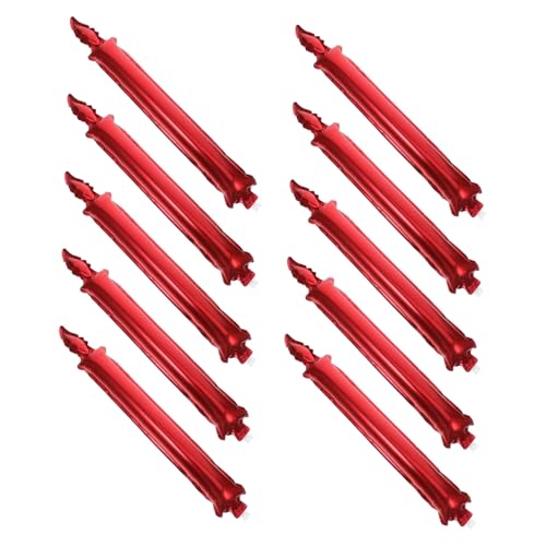 VILLFUL 10 Stück Aufblasbare Cheer Sticks Rot Fackel Design für Sportevents Partys und Geräuschmacher für Feiern und Veranstaltungen VILLFUL 10 Stück Aufblasbare Cheer Sticks Rot Fackel Design für Sportevents Partys und Geräuschmacher für Feiern und Veranstaltungen von VILLFUL