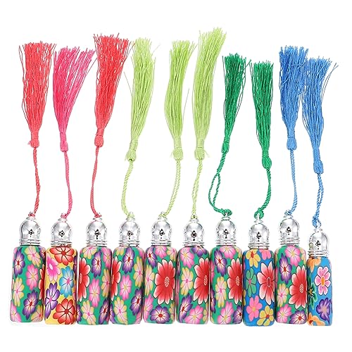 VILLFUL 10 Stück Duftöl Roll Flaschen Quaste Nachfüllbare Aromatherapie Behälter für Ätherische Öle für und Diy Mischungen Zufällige Farbe VILLFUL 10 Stück Duftöl Roll Flaschen Quaste Nachfüllbare Aromatherapie Behälter für Ätherische Öle für und Diy Mischungen Zufällige Farbe von VILLFUL