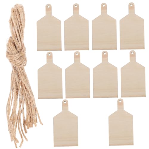 VILLFUL Holzanhänger Mit Löchern Unfertige Hängeanhänger Leere Holzanhänger Für Weihnachtsbaumdekoration Diy-malerei Und Bastelarbeiten von VILLFUL
