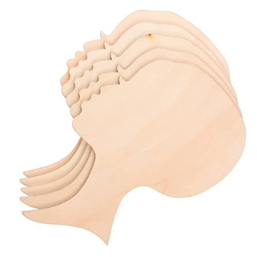 VILLFUL 10 Stück Holzspäne Zum Bemalen, Holzornamente Zum Basteln, Unbehandelte Holzscheiben, Dekorative Köpfe Zum Ausschneiden, Holzausschnitt Zum Basteln, Holzhandwerk, DIY Köpfe, VILLFUL 10 Stück Holzspäne Zum Bemalen, Holzornamente Zum Basteln, Unbehandelte Holzscheiben, Dekorative Köpfe Zum Ausschneiden, Holzausschnitt Zum Basteln, Holzhandwerk, DIY Köpfe, von VILLFUL