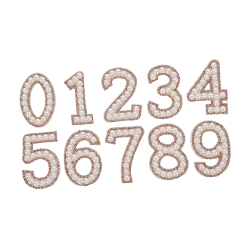 VILLFUL 10 Stück Hot Patch Perlen Strass Zahlen Patches DIY Fake Pearl Iron On Glitter Iron On Patches Sparkly Iron On Patches Perlen Patches Iron On Iron On Zahlen Stoff VILLFUL 10 Stück Hot Patch Perlen Strass Zahlen Patches DIY Fake Pearl Iron On Glitter Iron On Patches Sparkly Iron On Patches Perlen Patches Iron On Iron On Zahlen Stoff von VILLFUL
