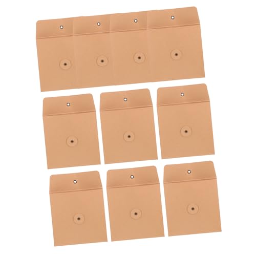 VILLFUL 10 Stück Kraftpapier CD Hüllen Praktische CD Dvd Umschläge für Sicheren Schutz und Kratzschutz für Büro Schule und Zuhause von VILLFUL