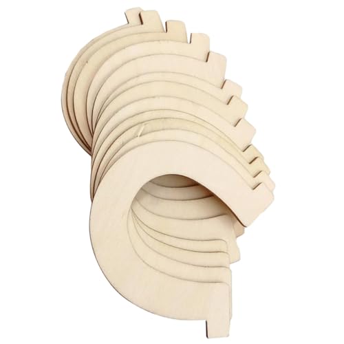 VILLFUL 10 Stück Leere Holzspäne, DIY Heimdekore, Kindergarten, DIY Bastelzubehör, Design, Holzspäne, DIY Bastel Holzscheiben, DIY Holzscheiben, Hölzerne Hufeisenausschnitte VILLFUL 10 Stück Leere Holzspäne, DIY Heimdekore, Kindergarten, DIY Bastelzubehör, Design, Holzspäne, DIY Bastel Holzscheiben, DIY Holzscheiben, Hölzerne Hufeisenausschnitte von VILLFUL