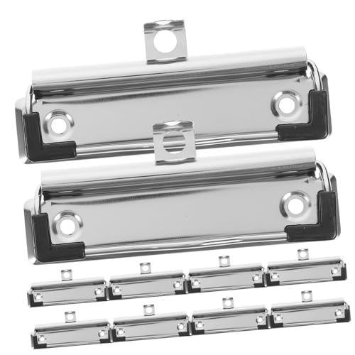 VILLFUL 10 Stück Metall Klemmbrett Clips Starke Klemmen Langlebige Dokumentenhalter für Büro Schule Vielseitig Einsetzbar Sichere Befestigung und Aufbewahrung VILLFUL 10 Stück Metall Klemmbrett Clips Starke Klemmen Langlebige Dokumentenhalter für Büro Schule Vielseitig Einsetzbar Sichere Befestigung und Aufbewahrung von VILLFUL