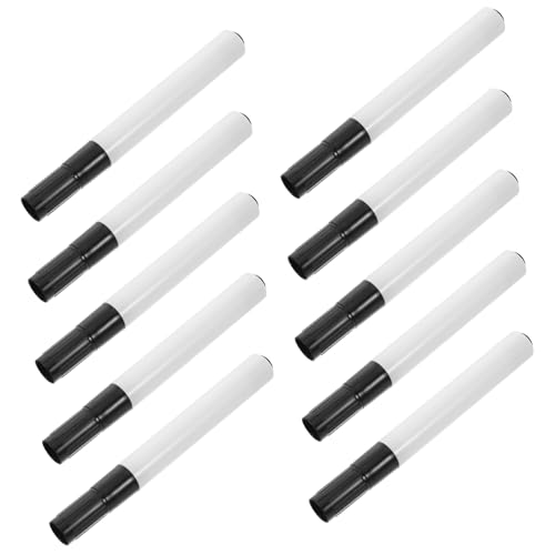 VILLFUL 10 Stück Nachfüllbare Whiteboard Marker Spitze Wiederverwendbare Stifte für Whiteboards Kühlschränke und Planer Abwischbar und von VILLFUL