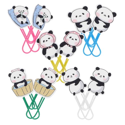 VILLFUL 10 Stück Niedliche Panda Papierclips Teiliges Set Langlebige Büroklammern für Büro und Schule Dekorative Lesezeichen für Dokumente und Organisation VILLFUL 10 Stück Niedliche Panda Papierclips Teiliges Set Langlebige Büroklammern für Büro und Schule Dekorative Lesezeichen für Dokumente und Organisation von VILLFUL