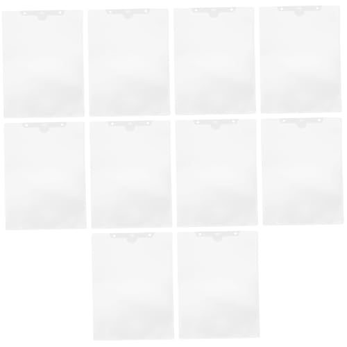 VILLFUL 10 Stück Ordnerschutztasche, Durchsichtiger Dokumentenhalter, Dokumentenmappe Aus Kunststoff, Hängemappe, Transparente Aktentasche, Aktenmappe Aus Kunststoff Für Dokumente, VILLFUL 10 Stück Ordnerschutztasche, Durchsichtiger Dokumentenhalter, Dokumentenmappe Aus Kunststoff, Hängemappe, Transparente Aktentasche, Aktenmappe Aus Kunststoff Für Dokumente, von VILLFUL