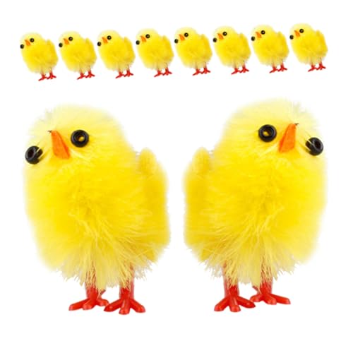 VILLFUL 10 Stück Osterküken Spielzeug, Künstliche Küken, Spielzeug, Osterküken Dekoration, Osterhühnchen Küken Beflockungsspielzeug, Hühnerspielzeug, Osterküken Ornament, Partygeschenk, VILLFUL 10 Stück Osterküken Spielzeug, Künstliche Küken, Spielzeug, Osterküken Dekoration, Osterhühnchen Küken Beflockungsspielzeug, Hühnerspielzeug, Osterküken Ornament, Partygeschenk, von VILLFUL