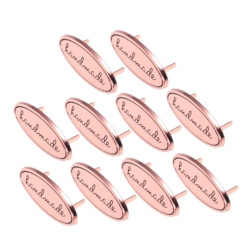 VILLFUL 10 Stück Ovales Metalletikett Kleidung markiert handgefertigt handgemachte Etikettenanhänger handgemachte Etiketten zum Nähen handgemachte Taschenanhänger Zinklegierung Roségold VILLFUL 10 Stück Ovales Metalletikett Kleidung markiert handgefertigt handgemachte Etikettenanhänger handgemachte Etiketten zum Nähen handgemachte Taschenanhänger Zinklegierung Roségold von VILLFUL