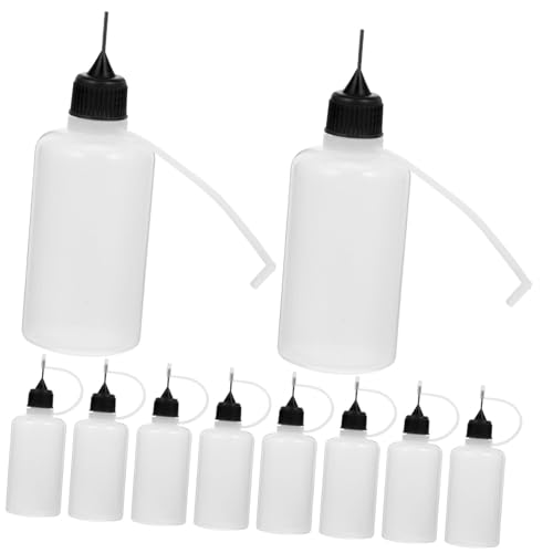 VILLFUL 10 Stück Quetschflaschen für Flüssigkeiten Kleberflaschen mit Feiner Spitze für Präzise Anwendungen Diy Projekte und Bastelarbeiten VILLFUL 10 Stück Quetschflaschen für Flüssigkeiten Kleberflaschen mit Feiner Spitze für Präzise Anwendungen Diy Projekte und Bastelarbeiten von VILLFUL