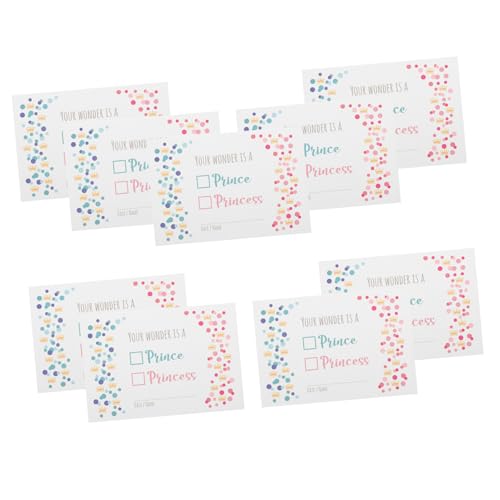 VILLFUL 10 Stück Shower Einladungskarten Geschlechtsenthüllung Papiermaterial Langlebig mit Niedlichen Cartoon Illustrationen Praktische Glückwunschkarten für Jungen Deko Party VILLFUL 10 Stück Shower Einladungskarten Geschlechtsenthüllung Papiermaterial Langlebig mit Niedlichen Cartoon Illustrationen Praktische Glückwunschkarten für Jungen Deko Party von VILLFUL