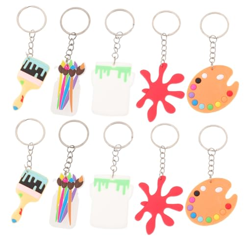 VILLFUL 10 Stück Silikon Schlüsselanhänger, Künstler Schlüsselanhänger, Dekorativer Schlüsselanhänger, Künstler Charms, Schlüsselanhänger, Künstler Schlüsselhalter, Künstler Anhänger, VILLFUL 10 Stück Silikon Schlüsselanhänger, Künstler Schlüsselanhänger, Dekorativer Schlüsselanhänger, Künstler Charms, Schlüsselanhänger, Künstler Schlüsselhalter, Künstler Anhänger, von VILLFUL
