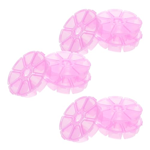 VILLFUL 10 Stück Teiliges Aufbewahrungsbox für Schmuck und Bastelbedarf Runde Transparente Sortierbox mit Fächern für Perlen Ohrringe Ringe Strasssteine und Pillen für Unterwegs VILLFUL 10 Stück Teiliges Aufbewahrungsbox für Schmuck und Bastelbedarf Runde Transparente Sortierbox mit Fächern für Perlen Ohrringe Ringe Strasssteine und Pillen für Unterwegs von VILLFUL