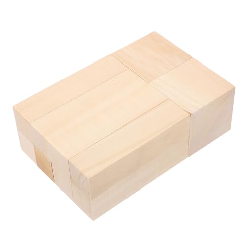 VILLFUL 10 Stück Teiliges Bassholz Schnitzblock Unbehandelte Holzklötze zum Schnitzen und Basteln Natürliche Holzblöcke mit Feiner Maserung für DIY Holzschnitzen Geeignet für Anfänger und VILLFUL 10 Stück Teiliges Bassholz Schnitzblock Unbehandelte Holzklötze zum Schnitzen und Basteln Natürliche Holzblöcke mit Feiner Maserung für DIY Holzschnitzen Geeignet für Anfänger und von VILLFUL