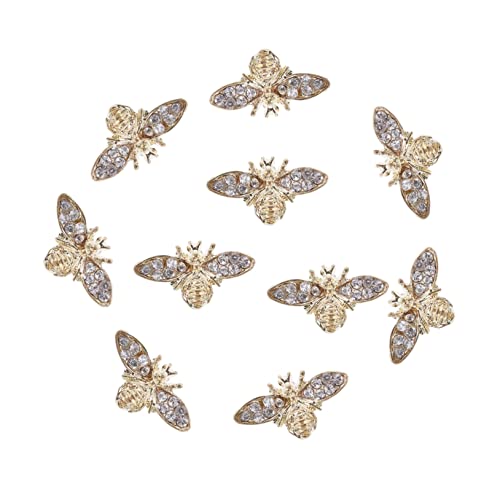 VILLFUL 10 Stück Teiliges Bienen Nail Charm aus Langlebiger Legierung Schnelle Anwendung für Kreative Vintage Nageldesigns Vielseitig für Nägel Gesicht und Körper Geeignet für Partys und VILLFUL 10 Stück Teiliges Bienen Nail Charm aus Langlebiger Legierung Schnelle Anwendung für Kreative Vintage Nageldesigns Vielseitig für Nägel Gesicht und Körper Geeignet für Partys und von VILLFUL