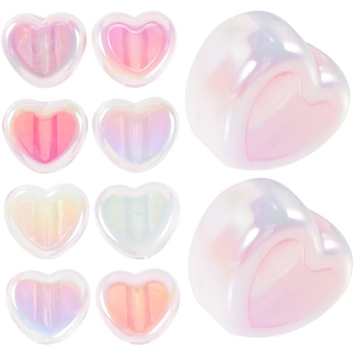 VILLFUL 10 Stück Teiliges Bunte Herzförmige Acryl perlen mit Glatten Löchern DIY Schmuck Basteln für Armbänder Halsketten Ohrringe Lose Perlen für Kreative Handarbeiten und Geschenke VILLFUL 10 Stück Teiliges Bunte Herzförmige Acryl perlen mit Glatten Löchern DIY Schmuck Basteln für Armbänder Halsketten Ohrringe Lose Perlen für Kreative Handarbeiten und Geschenke von VILLFUL