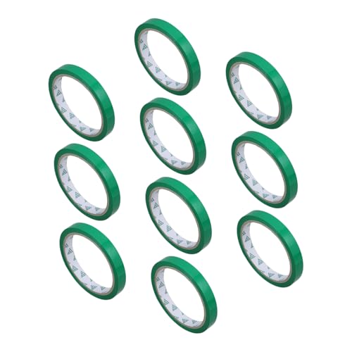VILLFUL 10 Stück Teiliges Gemüse klebeband aus Strapazierfähigem Polypropylen Extra Langes Verpackungsband für Frische Produkte Starkes Produce Bag Closure Tape für Haushalt und Laden von VILLFUL