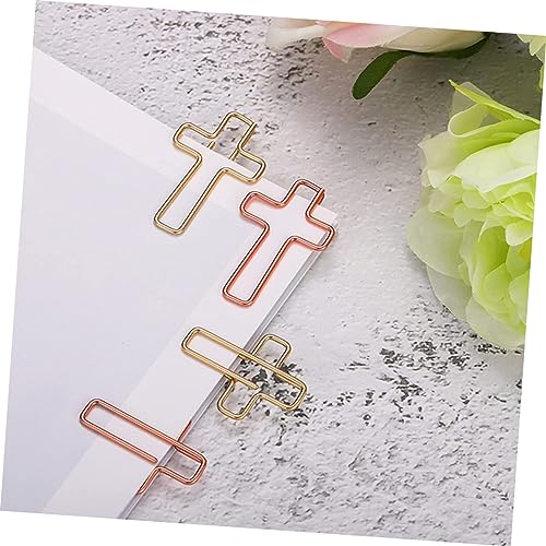 VILLFUL 10 Stück Teiliges Kreative Kreuz Büroklammern Robustem Metall Roségold Kompakt Langlebig zum Organisieren von Dokumenten Lesezeichen und Kalendern für Büro und Studium VILLFUL 10 Stück Teiliges Kreative Kreuz Büroklammern Robustem Metall Roségold Kompakt Langlebig zum Organisieren von Dokumenten Lesezeichen und Kalendern für Büro und Studium von VILLFUL