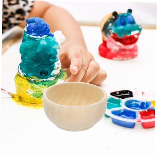VILLFUL 10 Stück Teiliges Naturbelassene Holzschalen Unvollendete Bastelschalen zum Bemalen DIY Mini Holzschalen für Snacks und Dekoration Kreative Holzschale für Bastelprojekte VILLFUL 10 Stück Teiliges Naturbelassene Holzschalen Unvollendete Bastelschalen zum Bemalen DIY Mini Holzschalen für Snacks und Dekoration Kreative Holzschale für Bastelprojekte von VILLFUL
