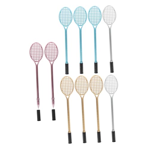 VILLFUL 10 Stück Teiliges Niedliche Badmintonschläger Gelstifte Bunte Schulstifte für Reibungslos Schreibende Kunststoff Kugelschreiber für Schüler VILLFUL 10 Stück Teiliges Niedliche Badmintonschläger Gelstifte Bunte Schulstifte für Reibungslos Schreibende Kunststoff Kugelschreiber für Schüler von VILLFUL