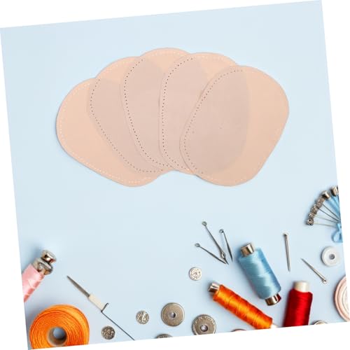 VILLFUL 10 Stück Teiliges Ovale Ellbogen und Knieschutz Patches aus Weichem Strapazierfähigem Wildlederstoff zum Aufnähen Ergonomisch Geformt für Pullover und Jacken Nahtfest und von VILLFUL