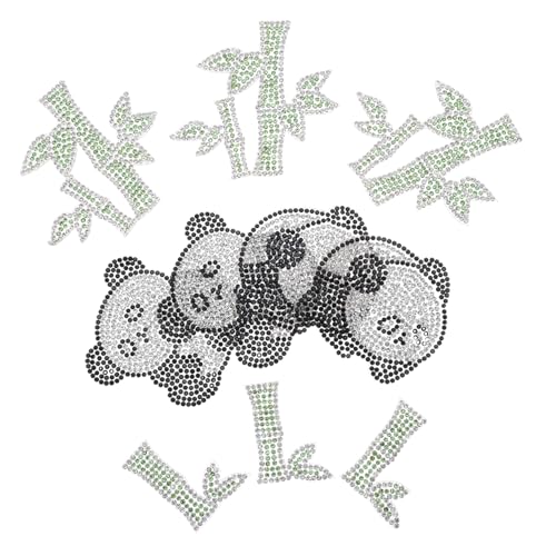 VILLFUL 10 Stück Teiliges Panda Applikationen Selbstklebend und Bügelfähig Bestickte Patches mit Bambusmotiv DIY Aufnäher für Kleidung Rucksäcke Hüte und Jacken Charmante VILLFUL 10 Stück Teiliges Panda Applikationen Selbstklebend und Bügelfähig Bestickte Patches mit Bambusmotiv DIY Aufnäher für Kleidung Rucksäcke Hüte und Jacken Charmante von VILLFUL