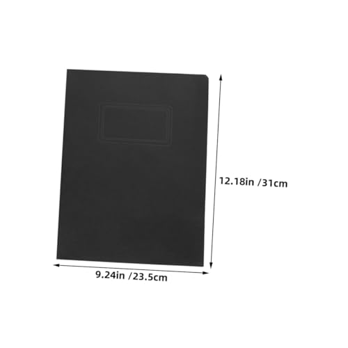 VILLFUL 10 Stück Teiliges Papier Ordner mit Zwei Taschen Faltbarer Dokumenten Organizer aus Schwarzem Papier Geräumig für Verträge und Berichte Praktischer Aktenordner für Büro Schule VILLFUL 10 Stück Teiliges Papier Ordner mit Zwei Taschen Faltbarer Dokumenten Organizer aus Schwarzem Papier Geräumig für Verträge und Berichte Praktischer Aktenordner für Büro Schule von VILLFUL