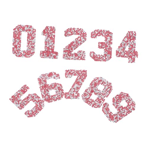 VILLFUL 10 Stück Teiliges Selbstklebende Strass Zahlen Patches zum Aufbügeln Glitzernde Applikationen für DIY Kleidung Taschen Schuhe Vielseitige Dekoration mit Langlebigem Halt VILLFUL 10 Stück Teiliges Selbstklebende Strass Zahlen Patches zum Aufbügeln Glitzernde Applikationen für DIY Kleidung Taschen Schuhe Vielseitige Dekoration mit Langlebigem Halt von VILLFUL