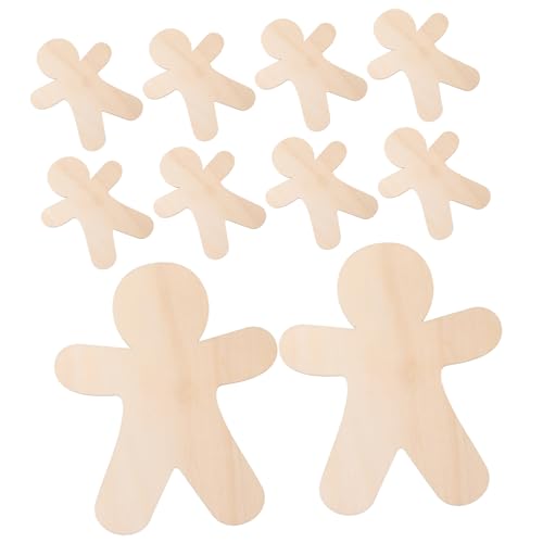 VILLFUL 10 Stück Teiliges Unvollendete Holzanhänger Lebkuchenmann Weihnachtsbaum-deko DIY Holzfiguren Weihnachtsdeko für Basteln und Partygestaltung VILLFUL 10 Stück Teiliges Unvollendete Holzanhänger Lebkuchenmann Weihnachtsbaum-deko DIY Holzfiguren Weihnachtsdeko für Basteln und Partygestaltung von VILLFUL
