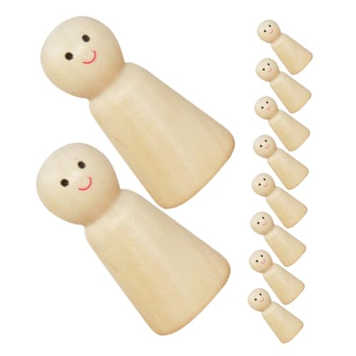 VILLFUL 10 Stück Teiliges Unvollendete Holzfiguren zum Bemalen für Diy Projekte Holzpuppen für Basteln und Dekoration für Geburtstagsfeiern und Kunstveranstaltungen VILLFUL 10 Stück Teiliges Unvollendete Holzfiguren zum Bemalen für Diy Projekte Holzpuppen für Basteln und Dekoration für Geburtstagsfeiern und Kunstveranstaltungen von VILLFUL