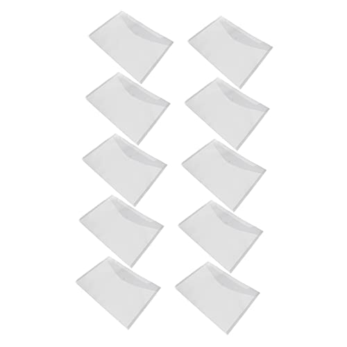 VILLFUL 10 Stück Transparente Dokumententaschen aus Leichtem Wasserfestem für Bürobedarf zur Aufbewahrung Wichtiger Unterlagen und Dokumente VILLFUL 10 Stück Transparente Dokumententaschen aus Leichtem Wasserfestem für Bürobedarf zur Aufbewahrung Wichtiger Unterlagen und Dokumente von VILLFUL