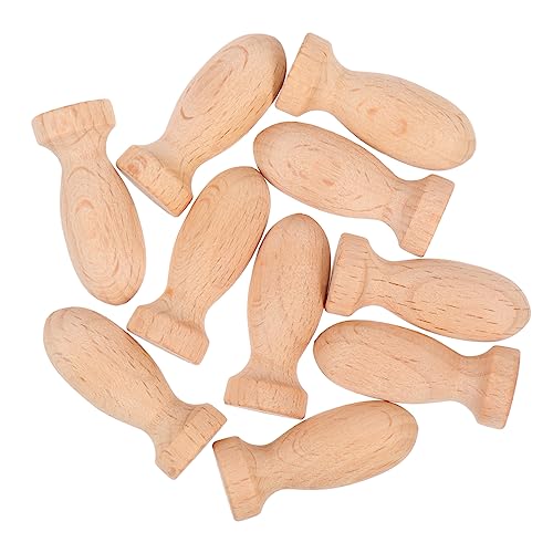 VILLFUL 10 Stücke Holz Spielzeug Ornamente Unlackiert Holz Handwerk Unfinished Peg Menschen von VILLFUL