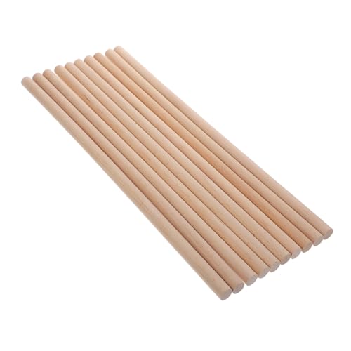 VILLFUL 10 Stück Holzstäbchen Zum Basteln Diy-trommelstöcke Für Kinder Holzleisten Zur Herstellung Von Bastelstöcken Holzbearbeitungsstäbchen-set VILLFUL 10 Stück Holzstäbchen Zum Basteln Diy-trommelstöcke Für Kinder Holzleisten Zur Herstellung Von Bastelstöcken Holzbearbeitungsstäbchen-set von VILLFUL