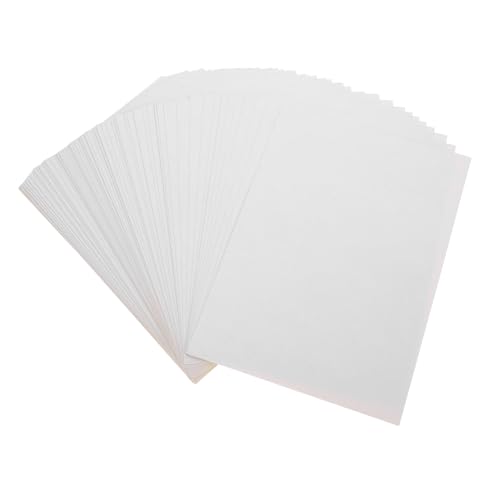 VILLFUL 100 Blatt Druckerpapier, Bedruckbare Papieraufkleber, Blankes Vinyl Aufkleberpapier, Wasserdichtes Vinyl Aufkleberpapier, Entfernbare Aufkleber, Etiketten, Blankes von VILLFUL