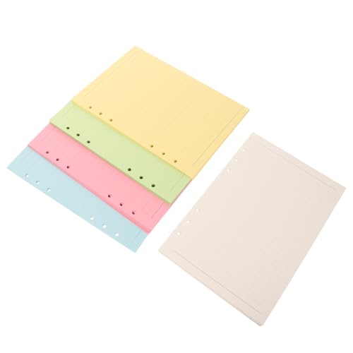VILLFUL 100 Blatt Nachfüllpapier Farben Lochung Geeignet für Ringbuch Notizbücher für Journals und Planer Budgetfreundliche Einlagen für Effiziente Organisation von VILLFUL