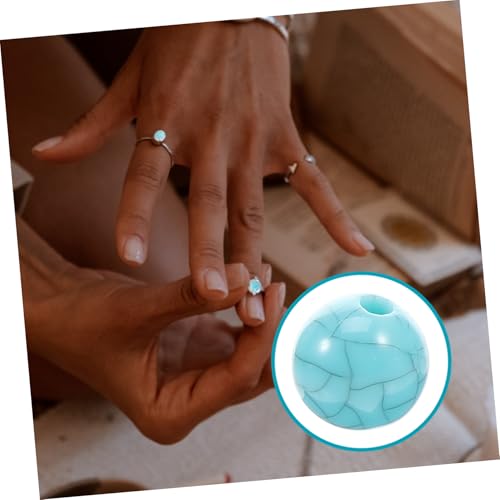 VILLFUL 100 Stück Acryl Spacer Perlen Blau Türkis Verschleißfest Lose Schmuckperlen für DIY Armbänder Halsketten Ohrringe Basteln Multifunktionale Schmuckherstellung Zubehör VILLFUL 100 Stück Acryl Spacer Perlen Blau Türkis Verschleißfest Lose Schmuckperlen für DIY Armbänder Halsketten Ohrringe Basteln Multifunktionale Schmuckherstellung Zubehör von VILLFUL