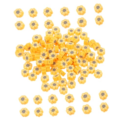 VILLFUL 100 Stück Bastelperlen, Polymer Ton, Lose Perlen, Armband, DIY Perlenarmband, DIY Zubehör, DIY Schmuck, Lose Perlen, Tonperlen, DIY Schmuck, Bastelperlen, Schmuckzubehör von VILLFUL