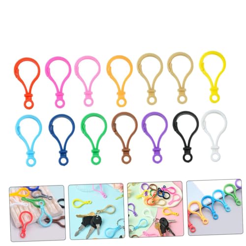 VILLFUL 100 Stück Bunte Kunststoff Schlüsselanhänger Karabinerhaken DIY Schlüsselring Verschluss für Schlüssel Taschen Rucksäcke Handliche Anhänger Leicht Robust Vielseitig Einsetzbar VILLFUL 100 Stück Bunte Kunststoff Schlüsselanhänger Karabinerhaken DIY Schlüsselring Verschluss für Schlüssel Taschen Rucksäcke Handliche Anhänger Leicht Robust Vielseitig Einsetzbar von VILLFUL