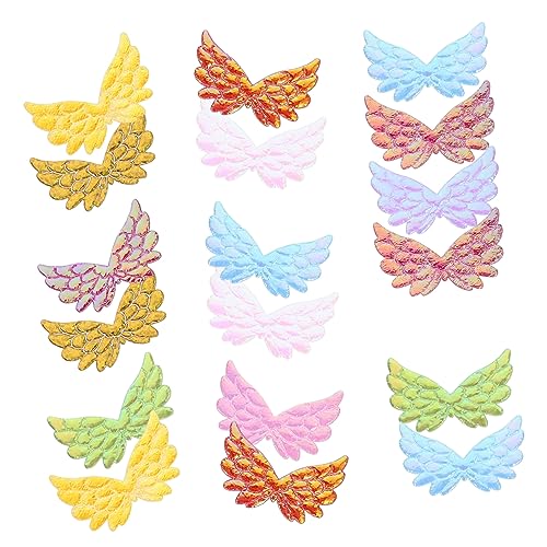 VILLFUL 100 Stück DIY Kopfschmuck Sockendekor Kostüm Kleidungsstück Kopfschmuck Dekoratives Kostümdekor Flügeldekor Kostüm Kleidungsdekor Kostümdekor Für Kleidung Socken Kostümdekor von VILLFUL