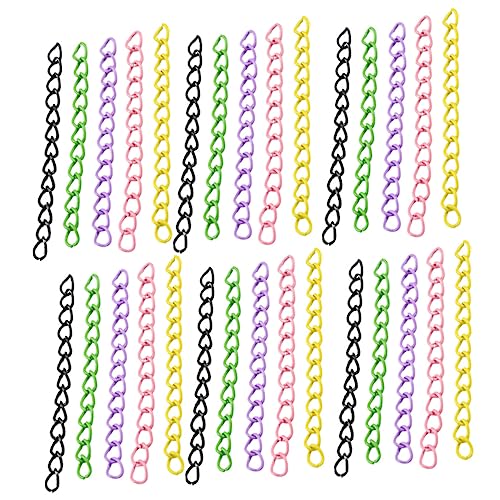 VILLFUL 100 Stück Kettenschmuckzubehör Halsketten-verlängerungsketten Armbandverlängerungen Für Diy-schmuck von VILLFUL