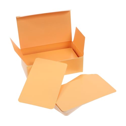 VILLFUL 100 Stück Englisch-Lernkarten leer weiße Karten winzige Karten kleine Notizkarten Namenskarten Vokabelkarten weiße Karteikarten Notizkarten mit Ecken Papier Orange VILLFUL 100 Stück Englisch-Lernkarten leer weiße Karten winzige Karten kleine Notizkarten Namenskarten Vokabelkarten weiße Karteikarten Notizkarten mit Ecken Papier Orange von VILLFUL