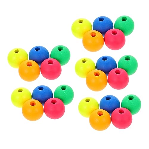 VILLFUL 100 Stück Farbige Holzperlen, DIY Schmuckperlen, Handgefertigte Perlen, Schmuckherstellung, Perlen, Gefärbte Holzperlen, Charms Perlen, Kleine Holzperlen, Bastelperlen Für Die VILLFUL 100 Stück Farbige Holzperlen, DIY Schmuckperlen, Handgefertigte Perlen, Schmuckherstellung, Perlen, Gefärbte Holzperlen, Charms Perlen, Kleine Holzperlen, Bastelperlen Für Die von VILLFUL
