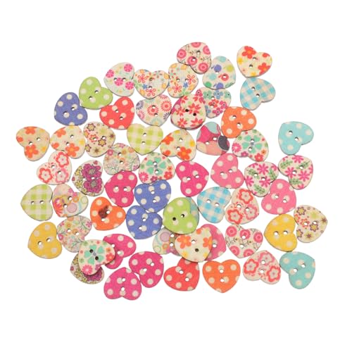VILLFUL 100 Stück Herz Holzknöpfe Bunte und Langlebige Nähknöpfe für Diy Projekte Scrapbooking und Kreative Dekoration von Kleidung Taschen und Schuhen VILLFUL 100 Stück Herz Holzknöpfe Bunte und Langlebige Nähknöpfe für Diy Projekte Scrapbooking und Kreative Dekoration von Kleidung Taschen und Schuhen von VILLFUL