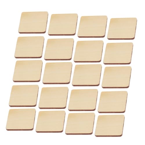 VILLFUL 100 Stück Holz Quadrate Unvollendete Holzscheiben für DIY Bastelprojekte Natürliche Sichere Holzstücke zum Malen Dekorieren für Kreative Aktivitäten VILLFUL 100 Stück Holz Quadrate Unvollendete Holzscheiben für DIY Bastelprojekte Natürliche Sichere Holzstücke zum Malen Dekorieren für Kreative Aktivitäten von VILLFUL