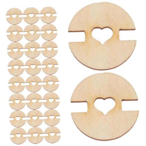 VILLFUL 100 Stück Holzknöpfe für Hüte Handgefertigte Holzknöpfe Dekorative Nähknöpfe für Kleidung Vielseitige Lösungen für Diy Projekte und Handarbeiten von VILLFUL
