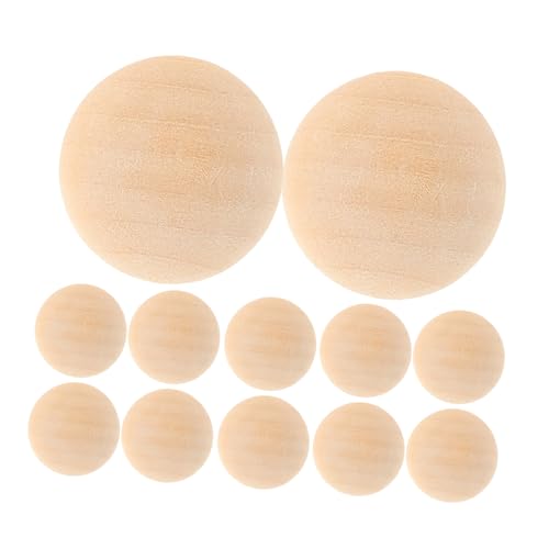 VILLFUL 100 Stück Holzperlen Dekoration, Halbe Holzperlen, Basteln, Halbe Perlen, DIY Girlande, Holz Halbperlen, Halbe Holzperlen, Lose Perlen Für Schmuck, Halbe Bastelkugeln, Holzkugeln VILLFUL 100 Stück Holzperlen Dekoration, Halbe Holzperlen, Basteln, Halbe Perlen, DIY Girlande, Holz Halbperlen, Halbe Holzperlen, Lose Perlen Für Schmuck, Halbe Bastelkugeln, Holzkugeln von VILLFUL