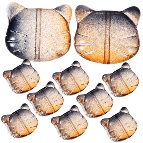 VILLFUL 100 Stück Katzenkopf Glasperlen, Bastelperlen, Katzenperlen, Schmuckperlen, Lose Perlen Für Schmuck, Glasperlen Zum Basteln, Bastelperlen, Abstandsperlen, VILLFUL 100 Stück Katzenkopf Glasperlen, Bastelperlen, Katzenperlen, Schmuckperlen, Lose Perlen Für Schmuck, Glasperlen Zum Basteln, Bastelperlen, Abstandsperlen, von VILLFUL