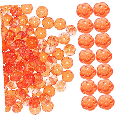 VILLFUL 100 Stück Kürbisform Perlen Für Armbänder Und Halsketten Bastelperlen Und Diy-materialien Für Halloween-aktivitäten VILLFUL 100 Stück Kürbisform Perlen Für Armbänder Und Halsketten Bastelperlen Und Diy-materialien Für Halloween-aktivitäten von VILLFUL